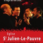 Affiche du concert de Barbara Furtuna