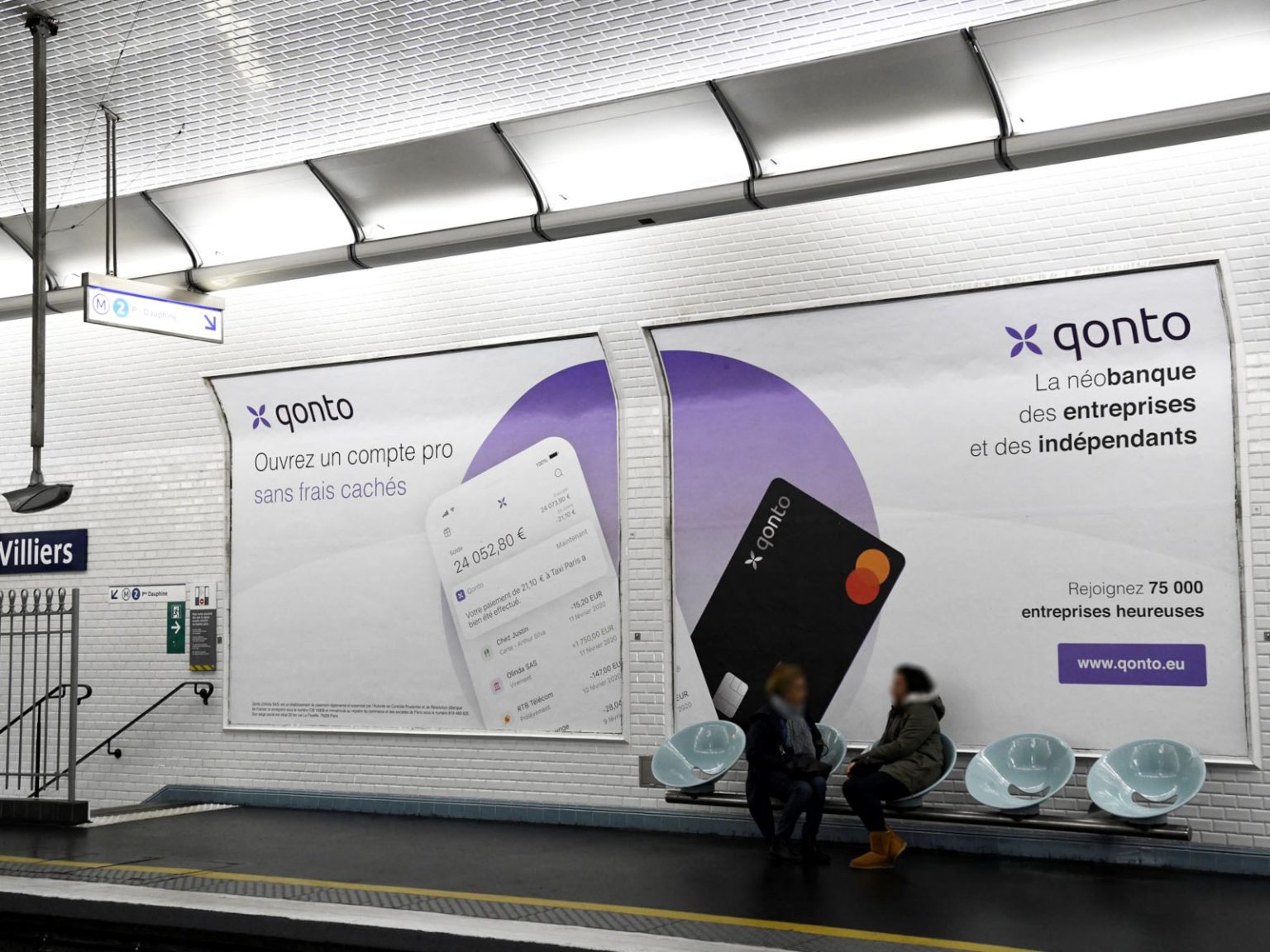 Pub métro Paris, dans les transports et les gares. - Street Dispatch